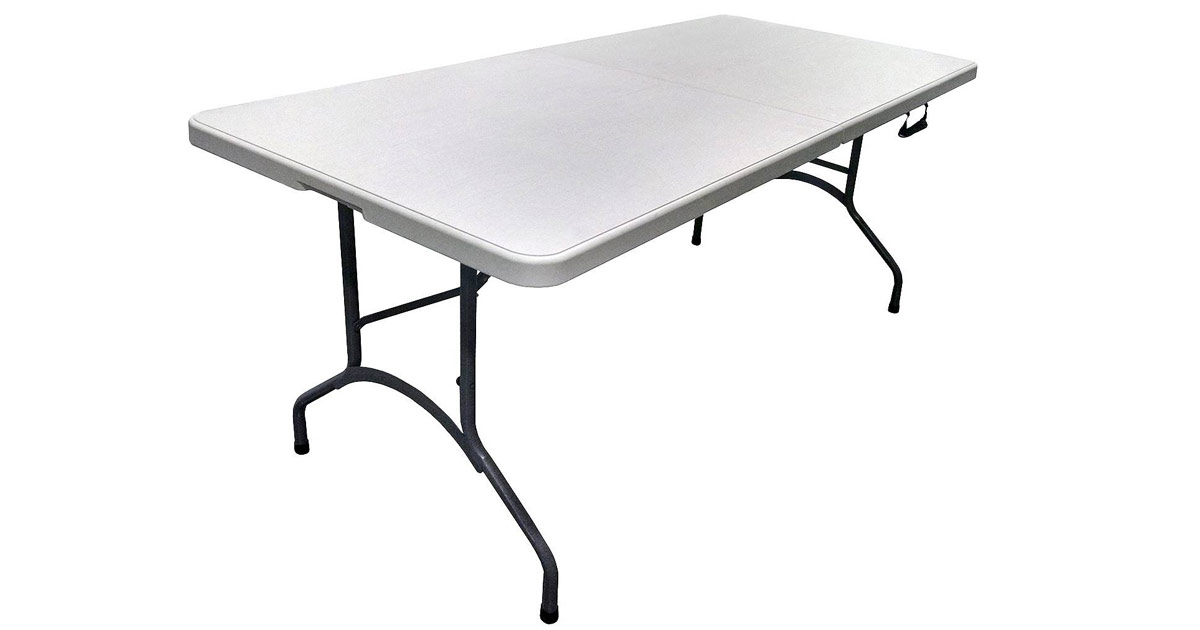4ft folding table target