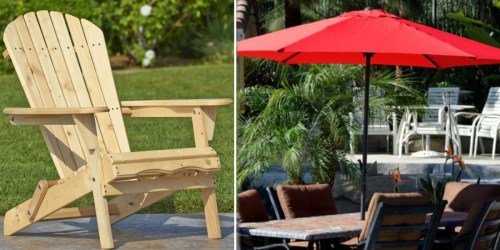 Adirondack Chair AND 9″ Patio Umbrella ONLY $79.99 Shipped (Regularly $213)