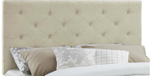 Upholstered Full/Queen Tufted Panel Headboard Only $108.99 Shipped (Regularly $319)