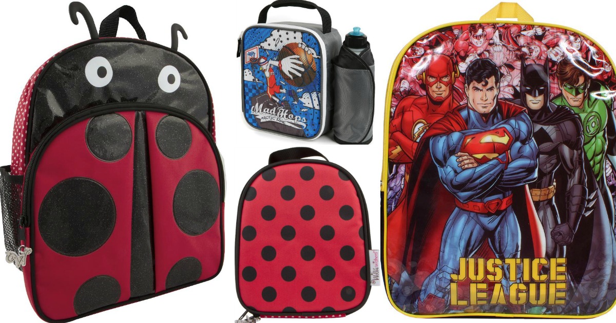 superman backpack and lunchbox