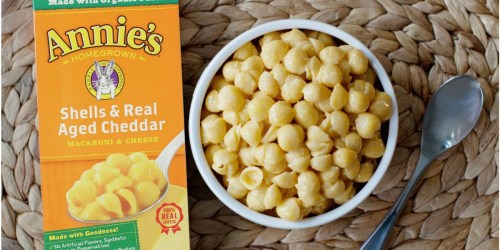 Amazon Prime: Annie’s Organic Shells Mac & Cheese 12-Pack Only $6.29 Shipped (52¢ Per Box)