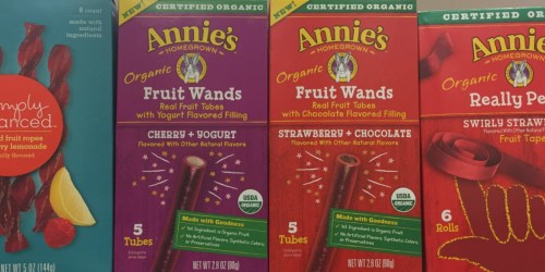 Target: Annie’s Organic Fruit Wands ONLY $1.50 (Regularly $4) – No Coupons Needed
