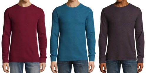JCPenney: Men’s Arizona Long Sleeve Thermal Shirts $3.50 Each Shipped (When You Buy 10)