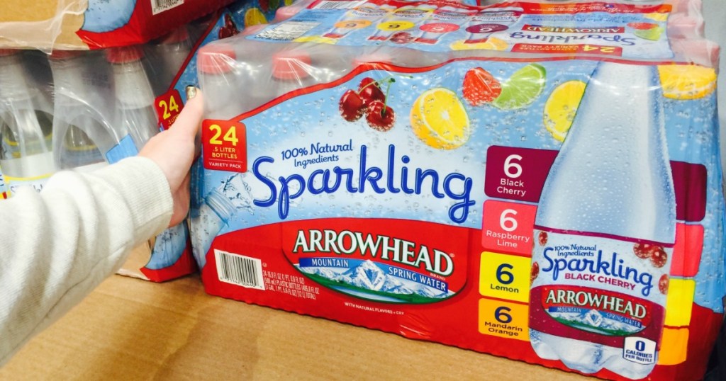 Costco: Arrowhead Sparkling Spring Water 24-Packs Just $5.99 (Only 25