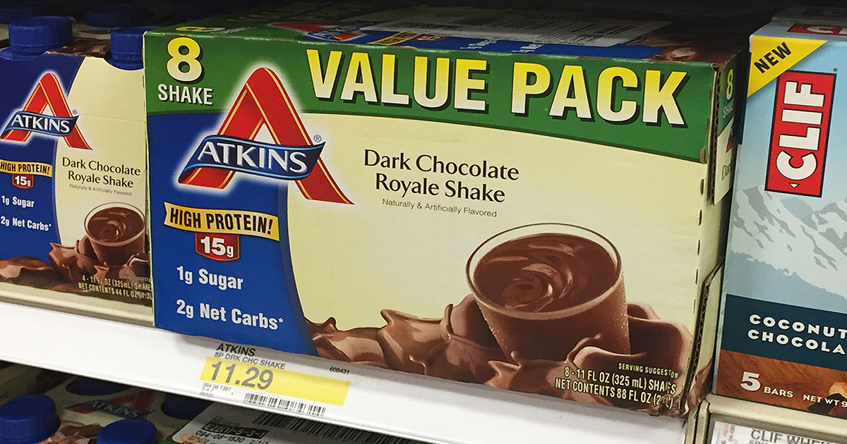 Target Atkins Shakes 8Count Pack Only 7.03 (Regularly 11.29) Just
