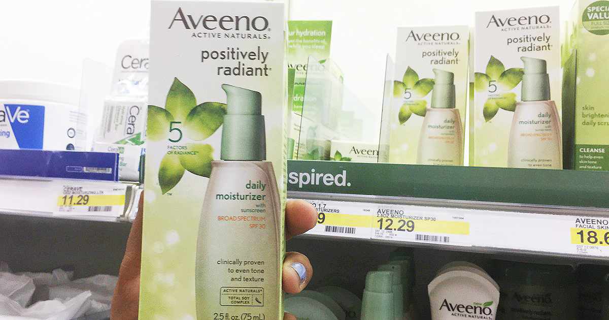High Value 3/1 Aveeno Face Product Coupon = 45 Off Moisturizer with