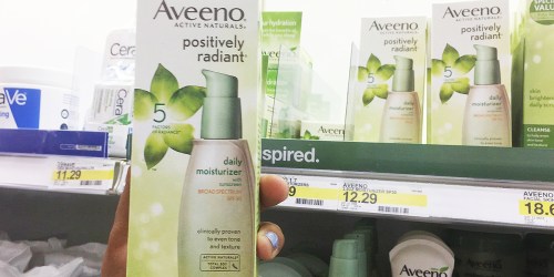 High Value $3/1 Aveeno Face Product Coupon = 45% Off Moisturizer with Sunscreen at Target
