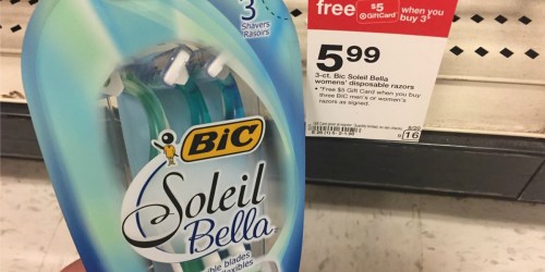 Target Shoppers! MAKE MONEY Buying BIC Razor Packs After Cash Back and Gift Card