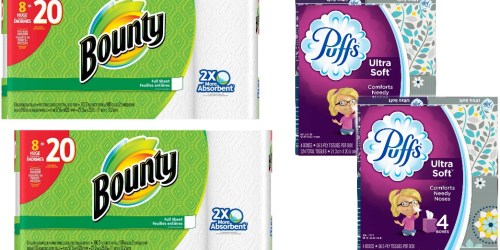Target.com: BIG Savings on Bounty Paper Towels & Puffs Tissues (After Gift Cards)