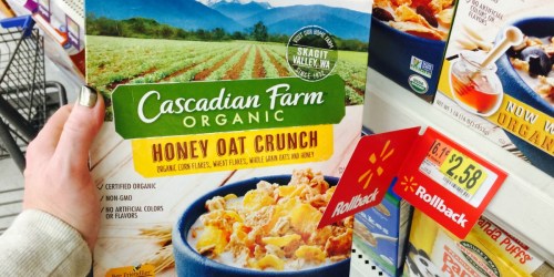 Walmart Shoppers! Score Cascadian Farm Organic Cereal for Only $1.08 (After Cash Back)