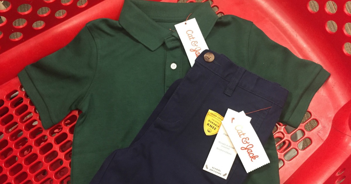 Target Shoppers Save 40 Off Cat Jack School Uniforms Limit 20 Today Only Hip2save