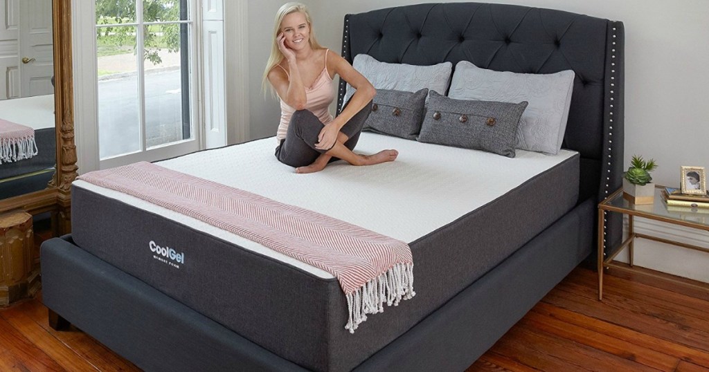 cool gel memory foam mattress by classic brands
