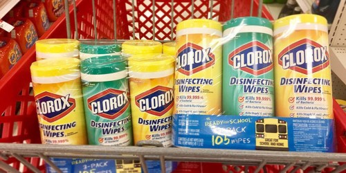 Clorox Disinfecting Wipes 3-Pack Only $4.49 at Target (Just $1.50 Each)