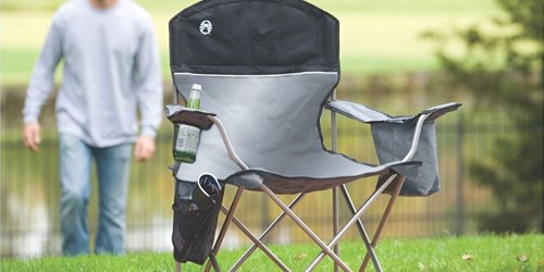 Coleman Oversized Quad Chair WITH Built-In Cooler Only $16.19 (Regularly $30.90)