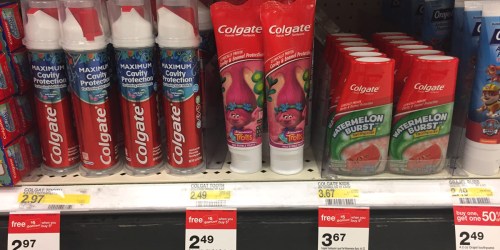 Target: Colgate Kid’s Toothpaste Just 69¢ Each After Gift Card Offer & More