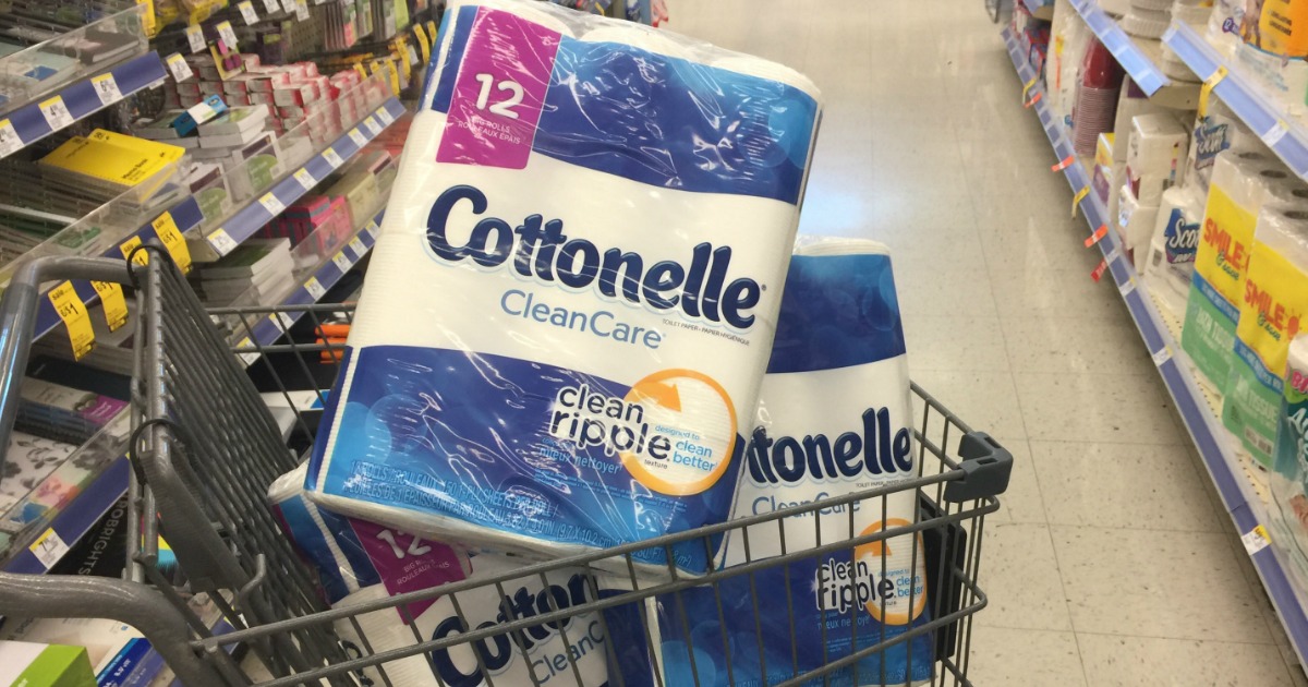 Walgreens Cottonelle Bath Tissue 12 Big Rolls Only 2.63 After Cash Back (Starting 8/20)