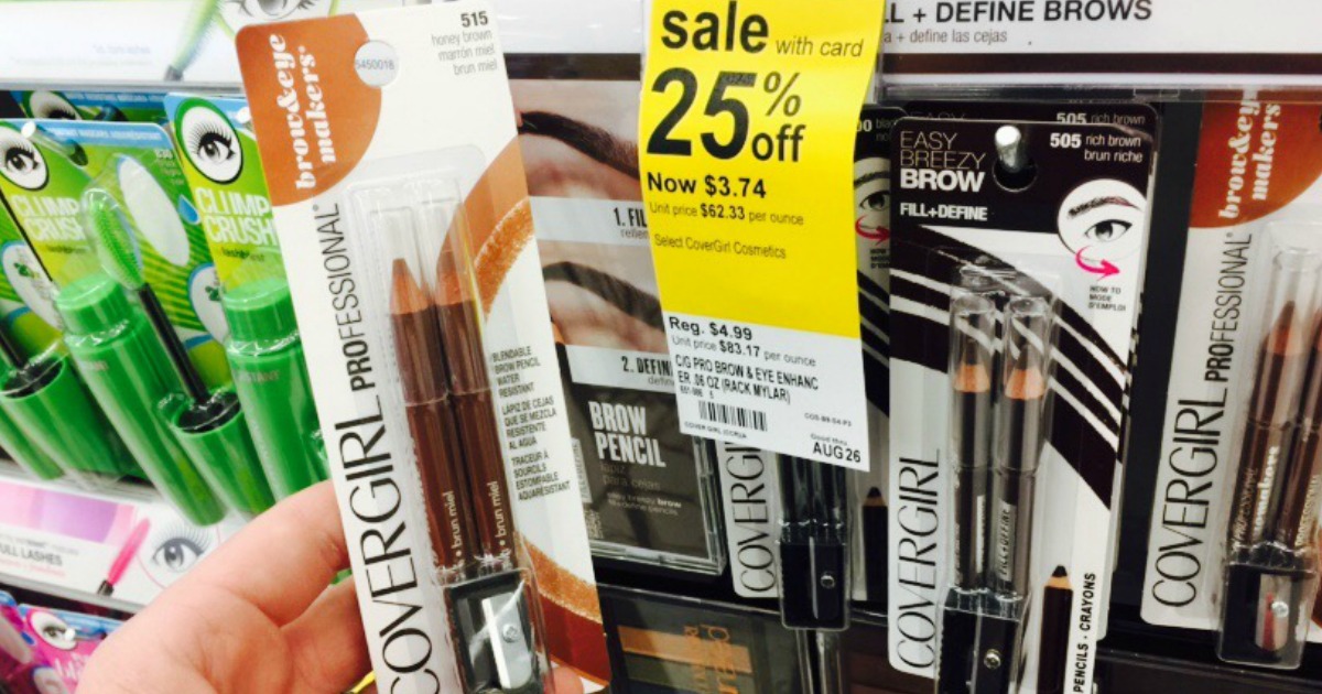 Walgreen Shoppers! Save 65% on CoverGirl Brow & Mascara Products