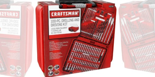 Sears: Craftsman 100-Piece Drill Bit Accessory Kit Only $12.99 (Regularly $29.99)