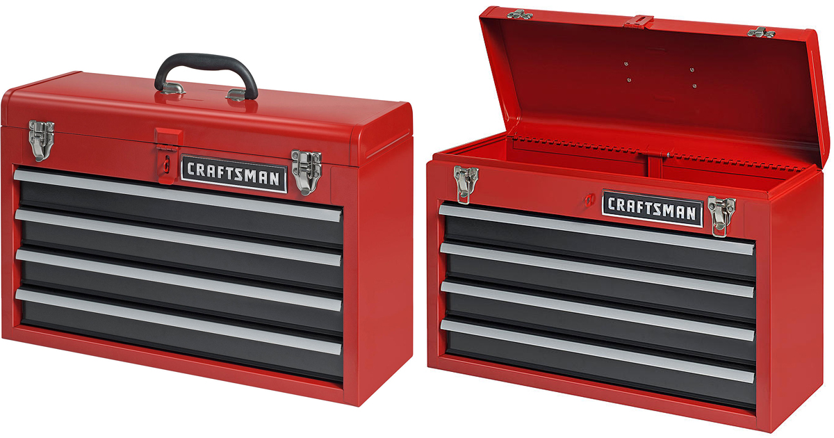 Sears: Craftsman 4 Drawer Portable Tool Chest Only $39.99 (Regularly $69.99) & More - Hip2Save