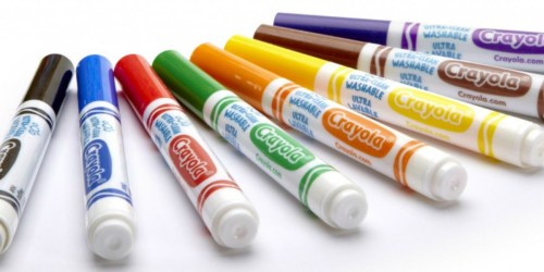 Walmart.com: Crayola Ultra-Clean Washable Markers Only 97¢ (Regularly $3.60)