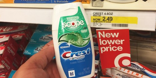 Target: Crest Complete Toothpaste Only 24¢ – Just Use Your Phone