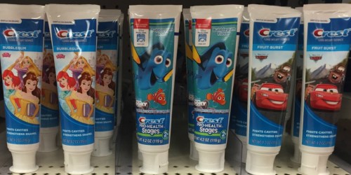 WHOA! Crest Kids’ Toothpaste Better Than FREE at Target (After Cash Back) + More