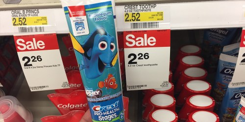 $2/1 Crest Toothpaste Coupon is BACK = FREE Kids’ Toothpaste at Target After Cash Back