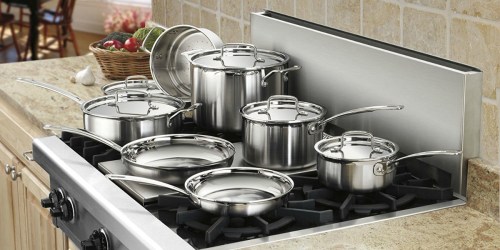 Cuisinart Stainless Steel 12-Piece Cookware Set Only $174.99 Shipped (Regularly $500)