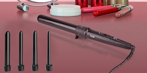 Amazon: MQB 5-in-1 Curling Iron Wand Set Only $28.86 Shipped (Great Reviews)