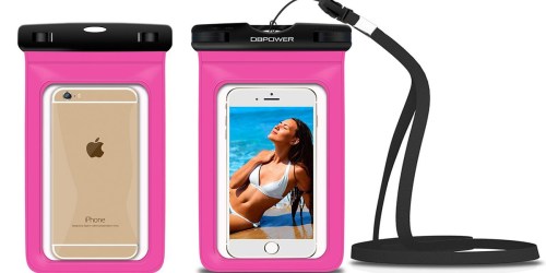 Amazon: DBPOWER Waterproof Dry Case For Smartphones Just $2.99