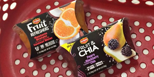 Target: Del Monte Fruit & Chia 2-Packs Only 5¢ (After Cash Back) & More