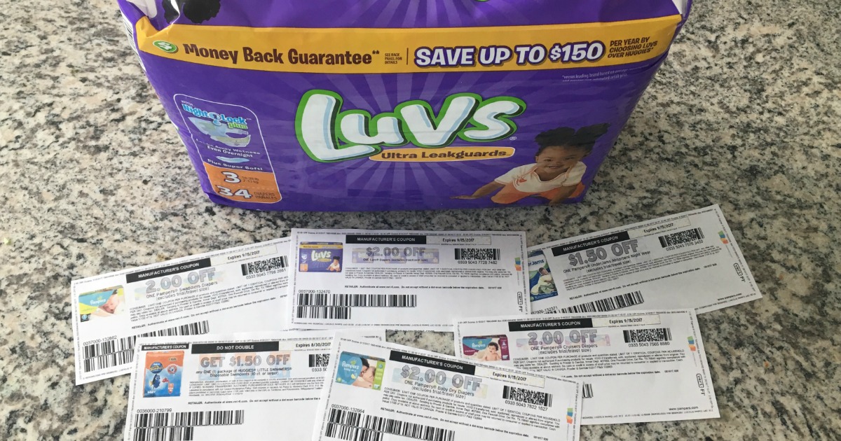 6 Diaper Coupons You #39 ll Want to Print NOW (Save on LUVS Pampers Huggies)