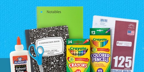WOW! $20 in School Supplies Around $12 Shipped (Binder, Crayons & More)