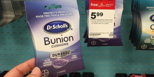 Target: Dr. Scholl’s Bunion Cushions Just $1.29 Each After Gift Card (Regularly $6) & More