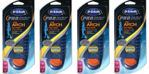 Amazon: Dr. Scholl’s Pain Relief Orthotics Only $4.50 Shipped