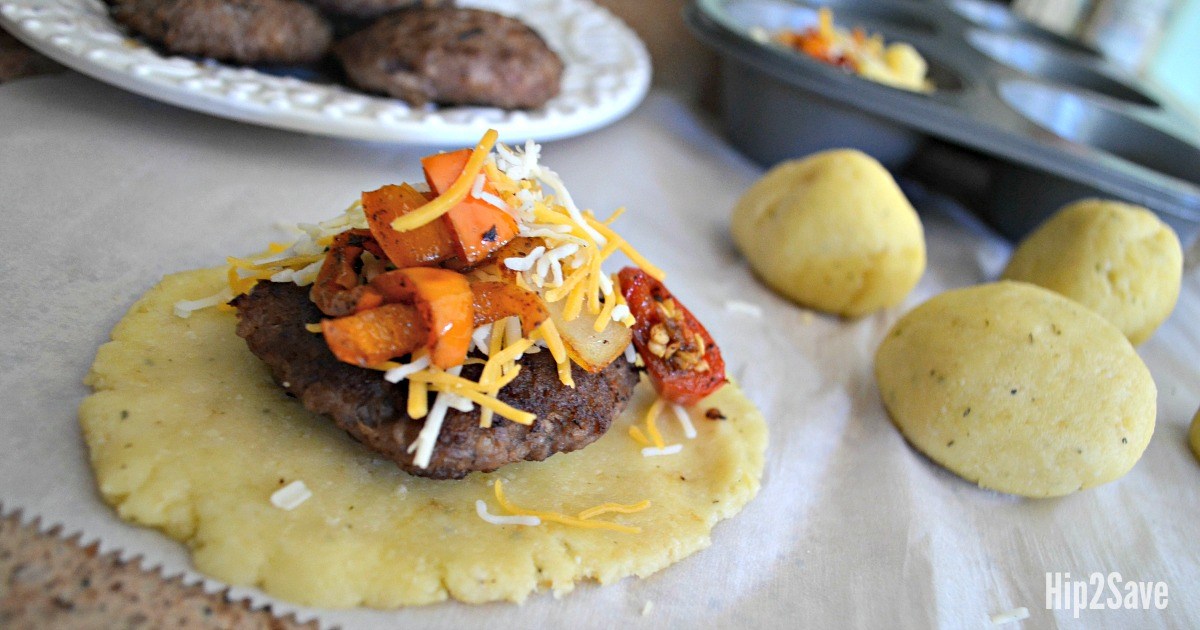 Low Carb Breakfast Sausage Muffins Using Keto Fathead Dough | Hip2Save