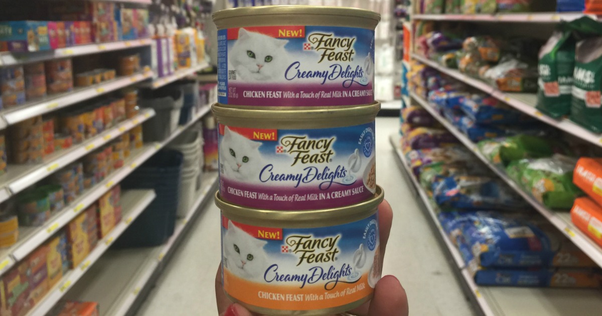 FIVE New Fancy Feast Cat Food Coupons = 35¢ Creamy Delight Cans at Target