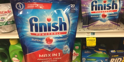 Rite Aid: Finish 27-Count Dish Detergent ONLY $1.75 (After Plenti Points)