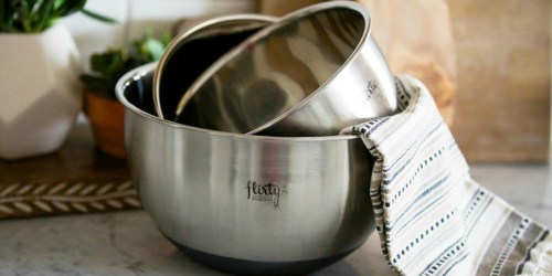 Flirty Aprons: Stainless Steel Mixing Bowls Only $3 (Regularly $24) & More