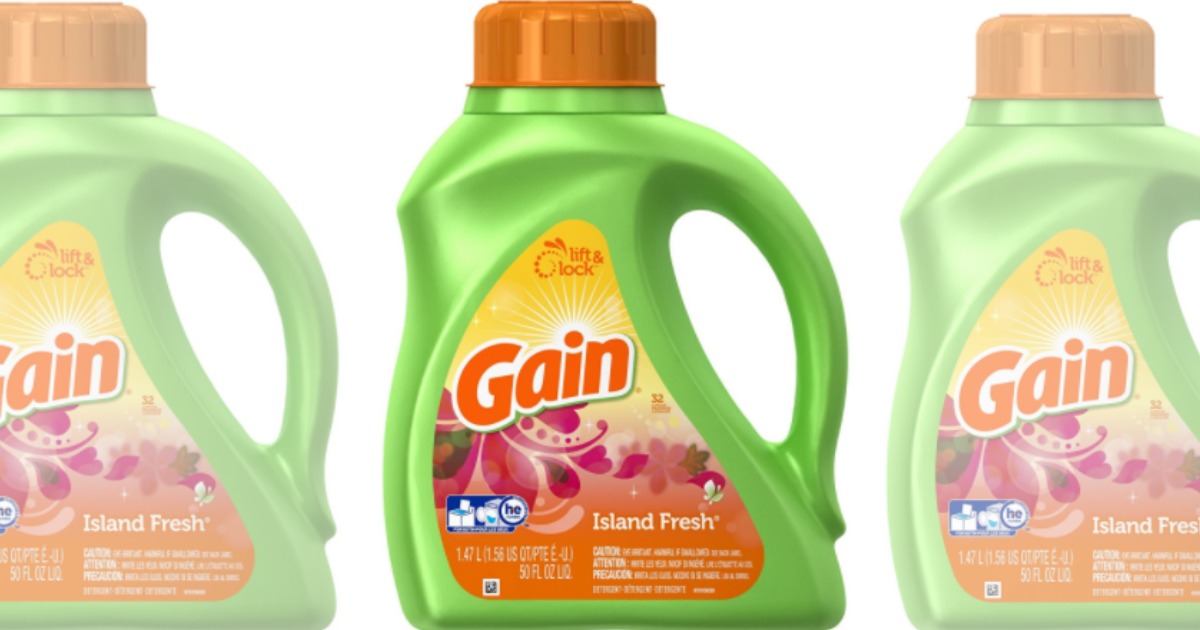 Amazon Prime Gain Laundry Detergent 50oz Bottle Just 3.97 Shipped