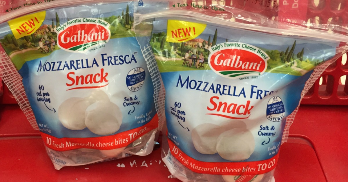 Over 3 Worth of New Galbani Cheese Coupons = Mozzarella Snack Pack