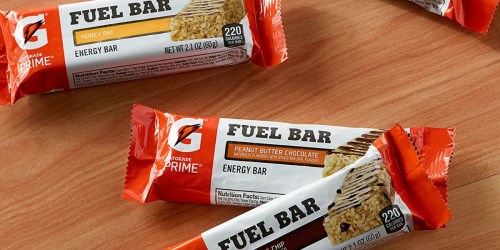 Amazon: Gatorade Prime Fuel Bars 12-Count Only $9.49 Shipped + More