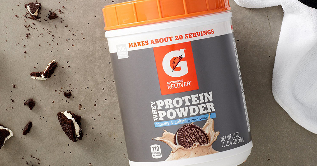 Amazon Gatorade Whey Protein Powder 20Servings Only 14.29 Shipped