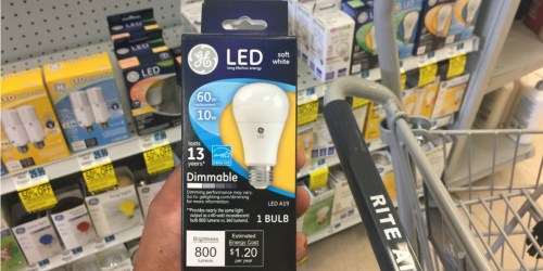 Better Than FREE GE LED Light Bulbs at Rite Aid After Rewards (No Coupons Needed)