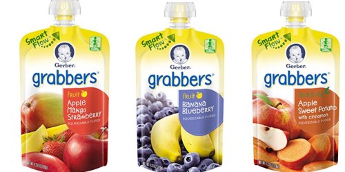 Amazon Prime: Gerber Grabbers Fruit & Veggies 18-Count Pack Only $12.42 Shipped