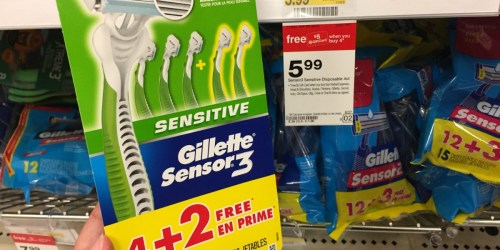 Target Shoppers! Gillette Disposable Razors as Low as $2.24 (After Gift Card)