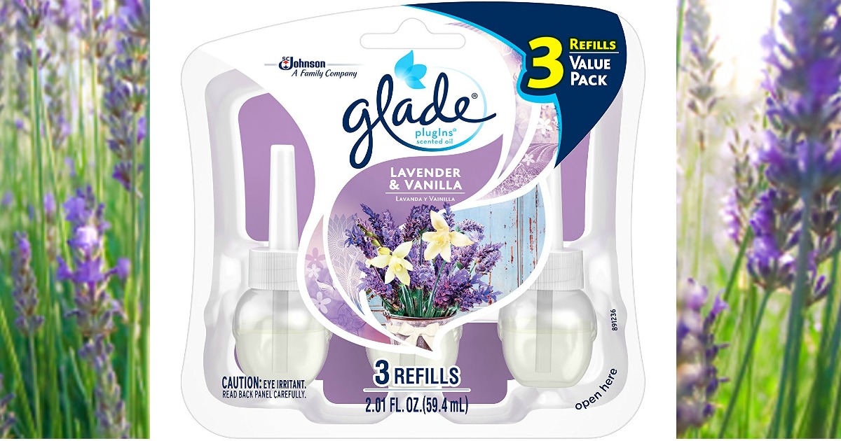 Amazon Glade PlugIns 3 Count Refills Only 4.33 Shipped