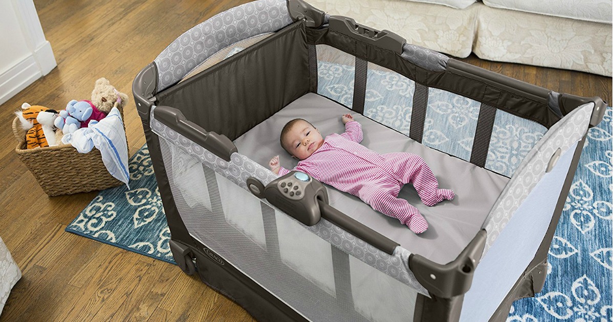 pink pack and play with bassinet