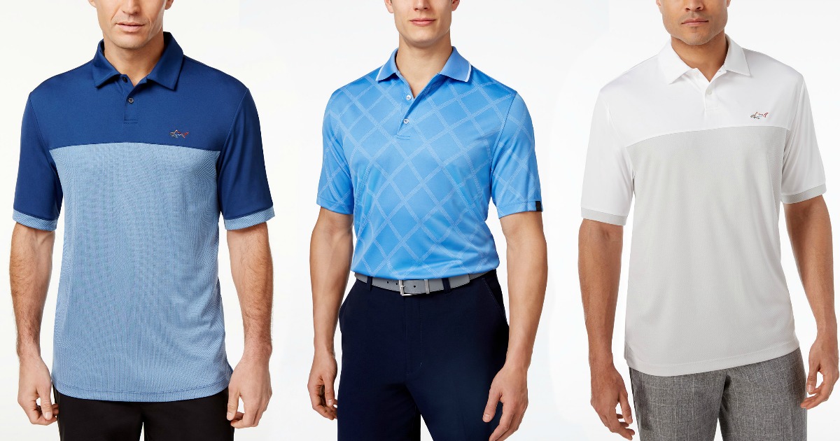 macys mens golf shirts