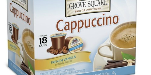 Amazon: 54 Grove Square Cappuccino Single Serve Cups Just $5.70 Shipped (Only 11¢ Each)